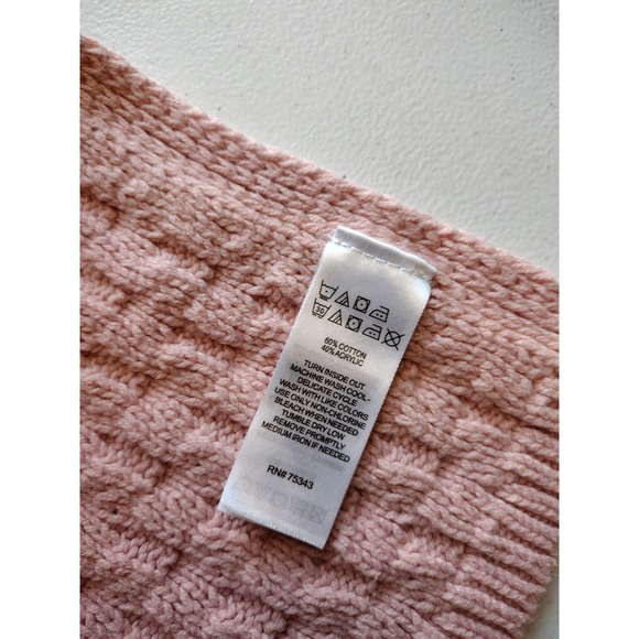 Aspen Kids Sweater Girls 3T Sleeveless Mock Neck Knit Top Pink Cute - Picture 3 of 4